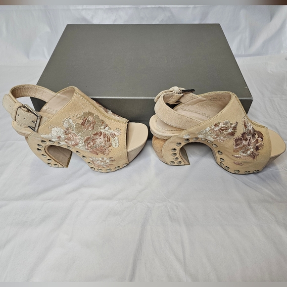 Alexander Mcqueen Sandal Pelle S.Gomma Calico 161 Heels - Picture 5 of 13
